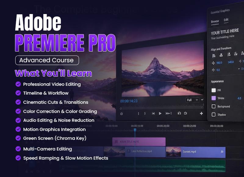 Adobe Premiere Pro Course in Lahore