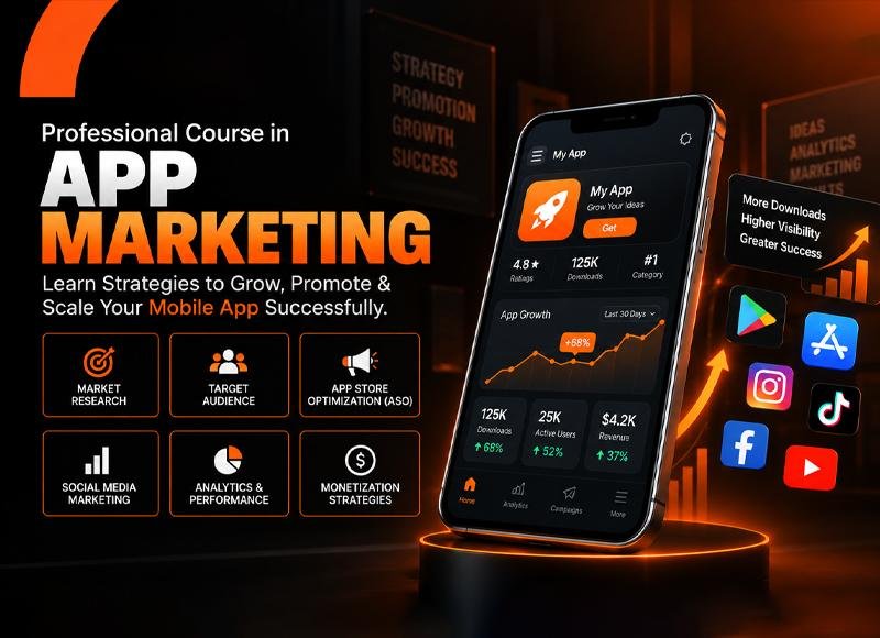 App Marketing & ASO Course with AI in Lahore | User Acquisition | PiCiT