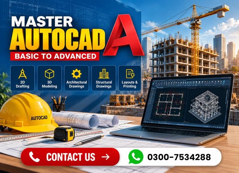 Best Advance AutoCAD & Revit Course in Lahore | PiCiT